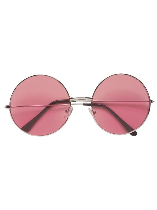 Óculos anos 70 Lentes rosa