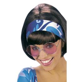 Óculos anos 70 Lentes rosa
