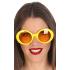 Óculos Amarelos Mega Fashion Anos 70