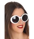 Óculos Mega Fashion Anos 70 em Branco