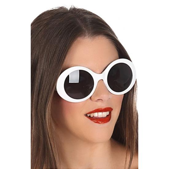 Óculos Mega Fashion Anos 70 em Branco