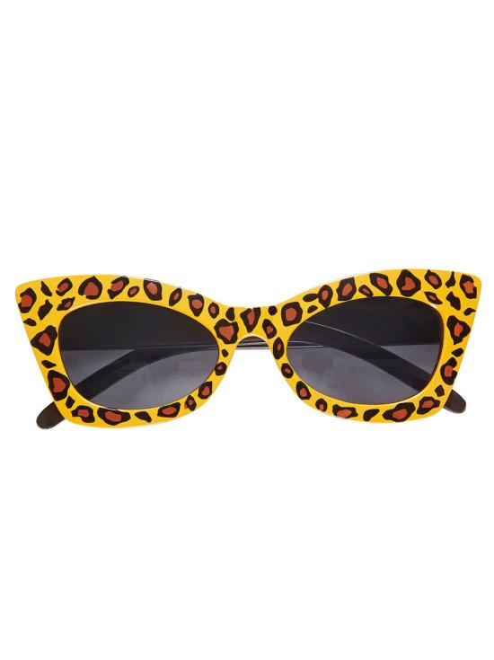 Gafas de leopardo retro adulto
