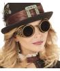 Óculos de piloto Steampunk vintage luxuosos.