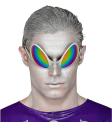 Óculos extraterrestres com lentes holográficas,
