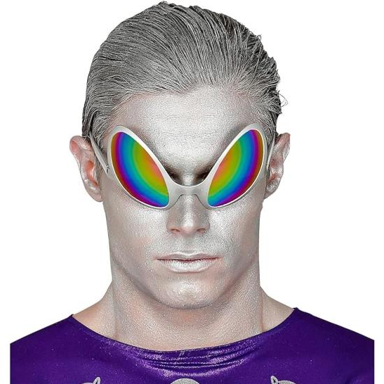 Óculos extraterrestres com lentes holográficas,