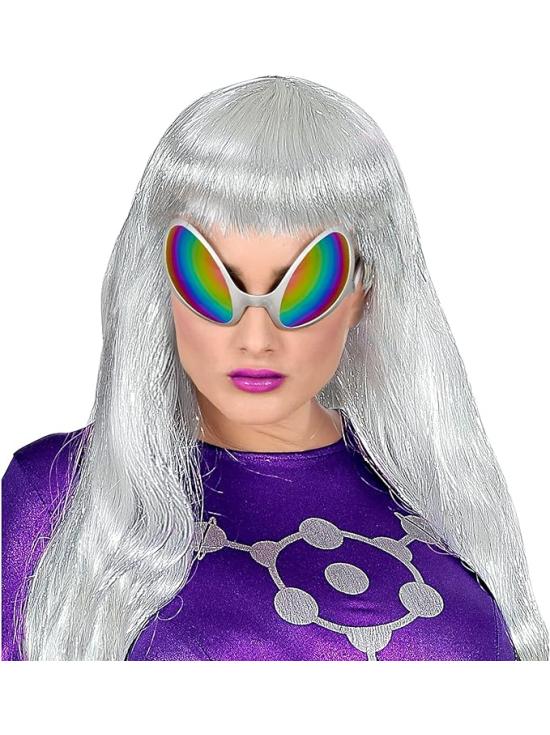 Óculos extraterrestres com lentes holográficas,