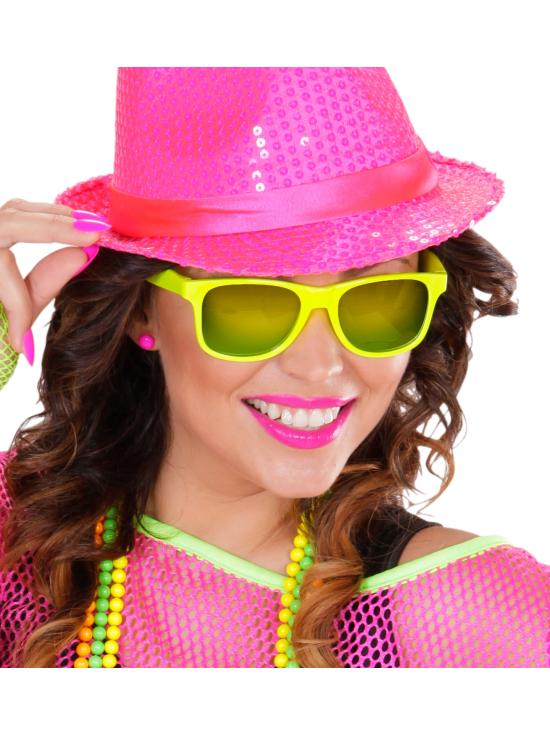 Óculos de festa fluor