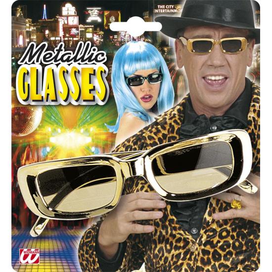 Óculos metálicos coloridos unissex