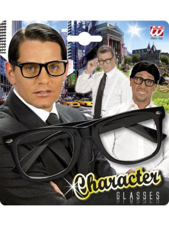 Óculos de personagem em preto