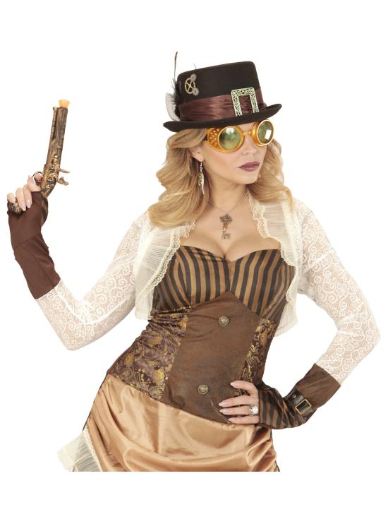 Óculos Steampunk Dourados