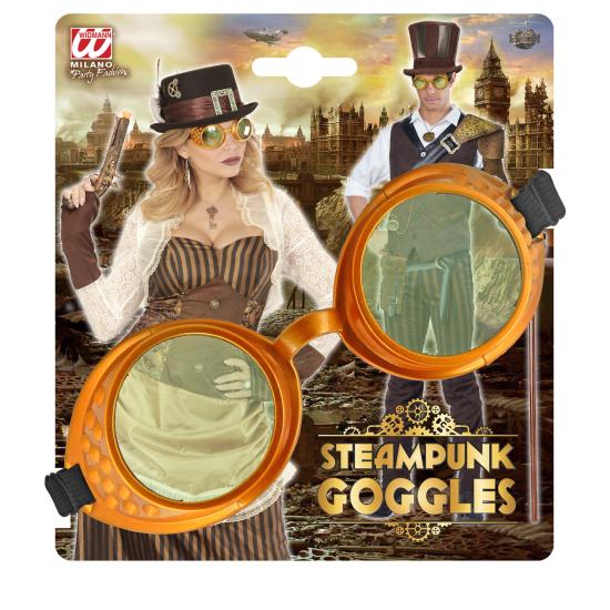 Óculos Steampunk Dourados