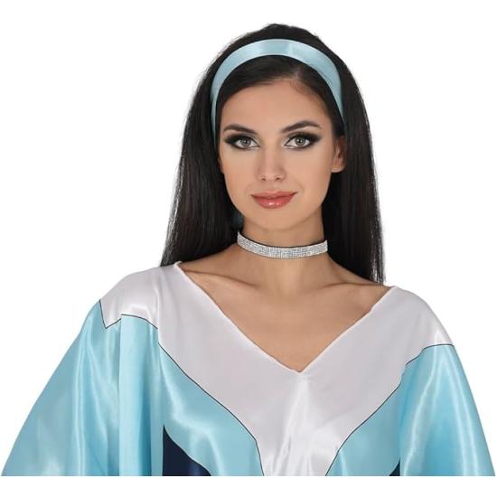 Gargantilha Prateada Brilhante