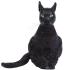 Látex Gato Preto Sentado 35 cms