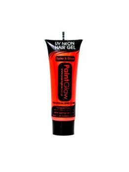Gel de cabelo fluorescente em laranja escuro