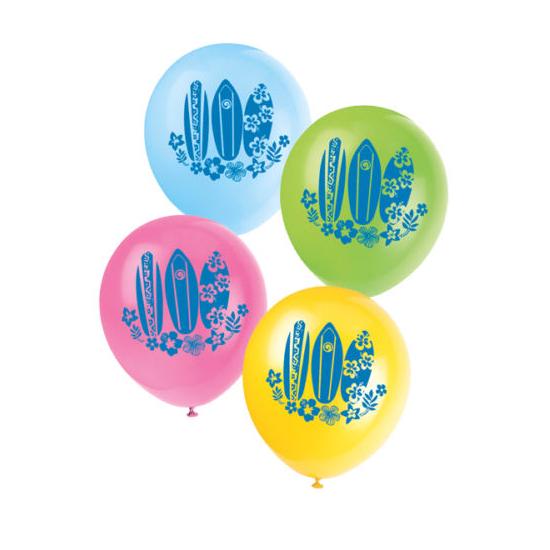 Decoração de balão havaiano Pacote de 8