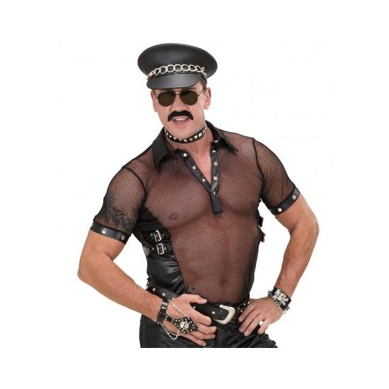 Boné de imitação de couro Hard Rock