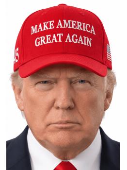 Boné vermelho "Make America Great Again"