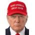 Boné vermelho "Make America Great Again"