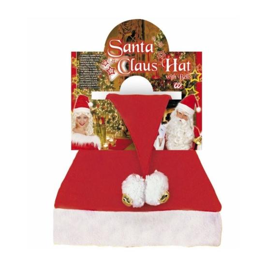 Chapéu de Papai Noel com Sino