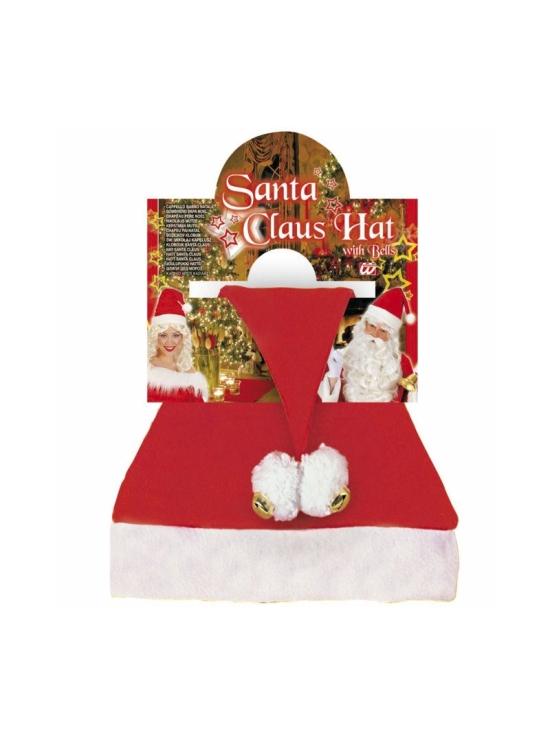 Chapéu de Papai Noel com Sino