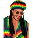 Chapéu jamaicano com dreadlocks