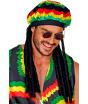 Chapéu jamaicano com dreadlocks