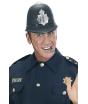 Chapéu de plástico rígido Bobby da polícia inglesa