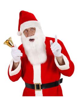 Chapéu de Papai Noel com Barba *