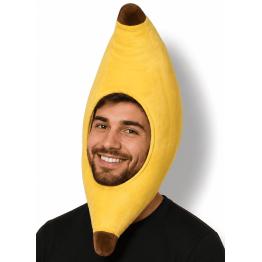 Chapéu de banana de tecido para se destacar em qualquer festa.