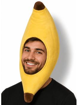 Chapéu de banana de tecido para se destacar em qualquer festa.