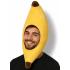 Chapéu de banana de tecido para se destacar em qualquer festa.
