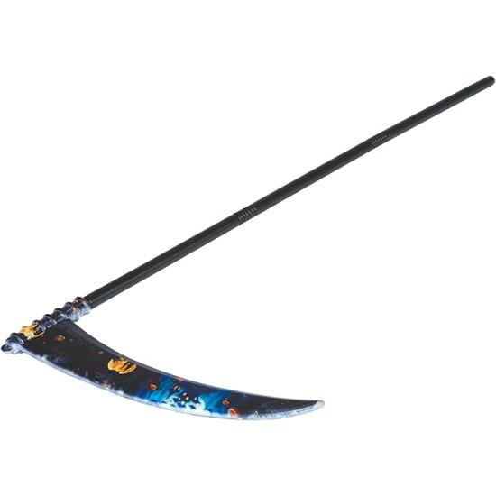 Foice decorada destacável de 100 cm para fantasia de Morte | Halloween