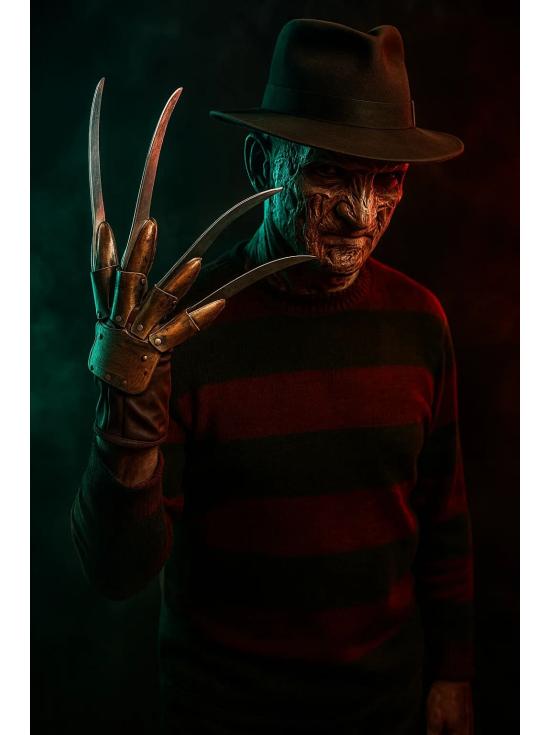 Luva de metal de luxo Freddy Krueger