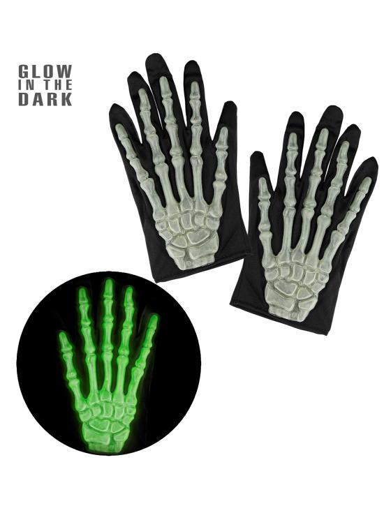 Luvas de esqueleto fluorescentes Modelo 3D