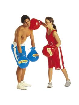 Luvas de boxe infláveis em 2 cores