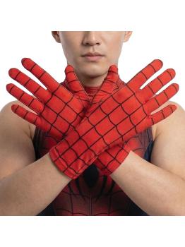 Luvas do Homem-Aranha para completar sua fantasia.