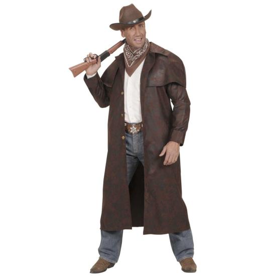 Macacão de fantasia marrom.