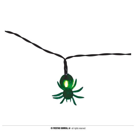 Guirlanda com Baterias de Luz Led 10 Aranhas