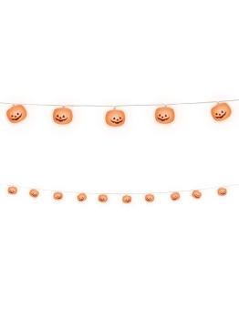 Guirlanda com Luz Led 180 cm 12 abóboras
