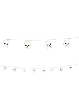 Guirlanda com Luz Led 220 cm 12 caveiras