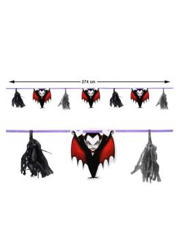 Guirlanda de vampiro de Halloween 274 cms