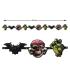 Guirlanda de zumbi de Halloween 210 cms
