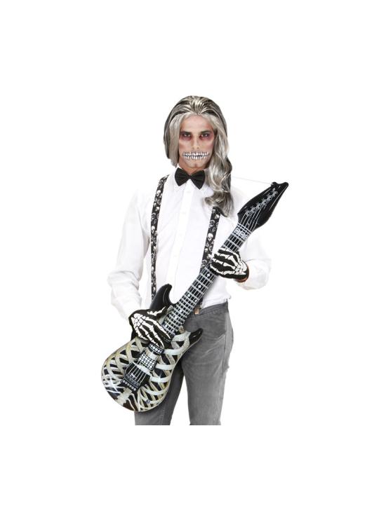 Guitarra esqueleto inflável de 105 cm