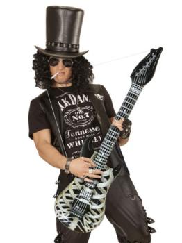 Guitarra esqueleto inflável de 105 cm