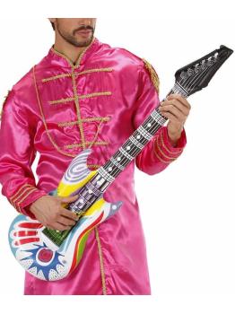 Guitarra inflável funky animal.