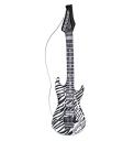 Guitarra inflável zebra preta e branca 107 cm C-1