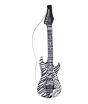 Guitarra inflável zebra preta e branca 107 cm C-1