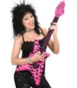 Guitarra Insuflável Animal Rosa 105 cm