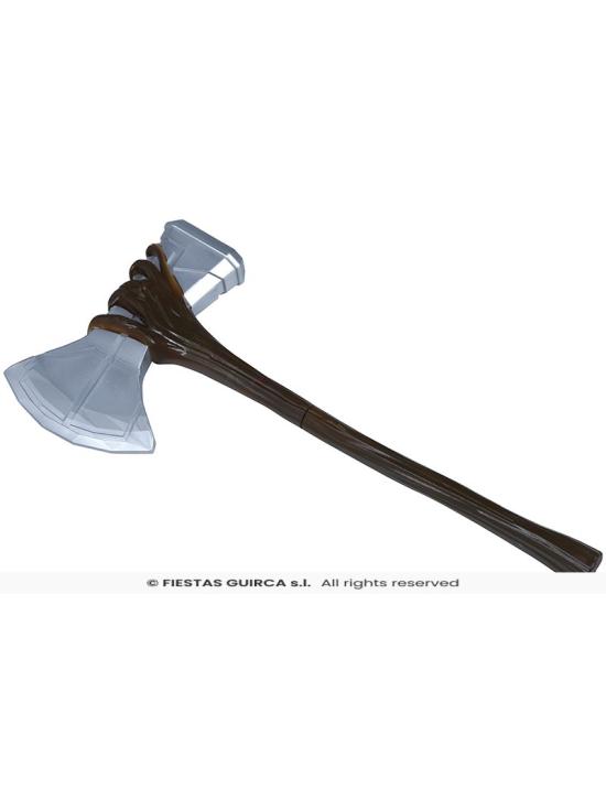 Machado Viking de 61 cm - Acessório de fantasia para fantasias épicas