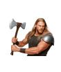 Machado Viking de 61 cm - Acessório de fantasia para fantasias épicas